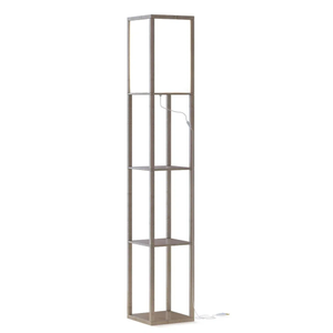 Напольный светильник с полками