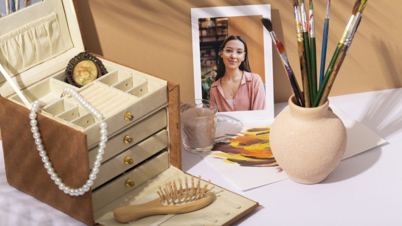 Органайзер для украшений на столе