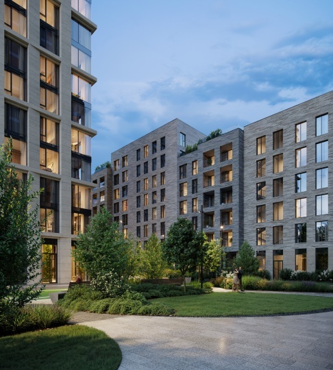 Бюро RAUM разработало экологичную световую среду для жилого квартала в Москве