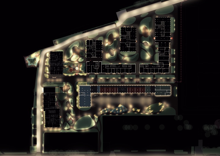 Бюро RAUM разработало экологичную световую среду для жилого квартала в Москве