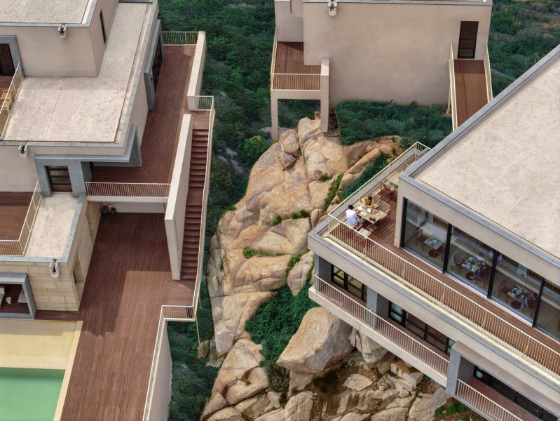 Отель-маяк на острове Хуанлун в городе Чжоушань, Китай