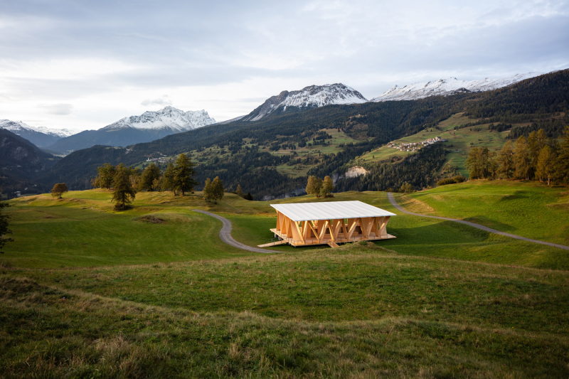 Театр под открытым небом в городе Ланч-Ленц, Швейцария
