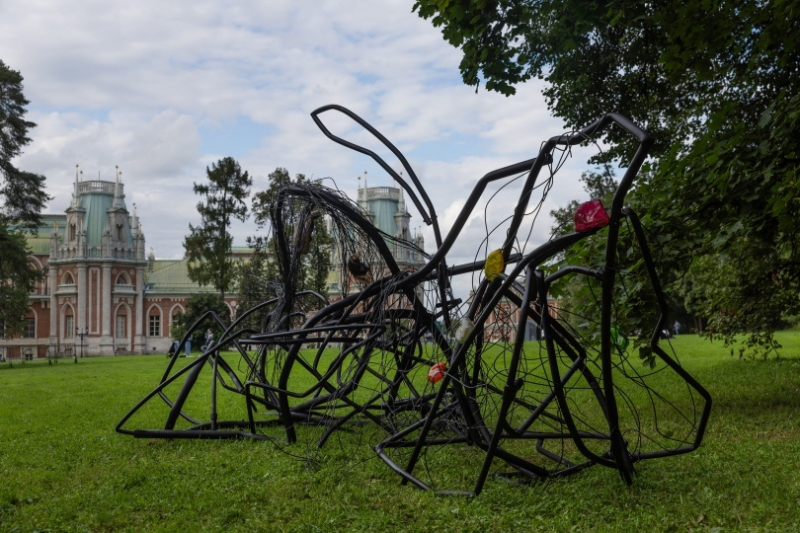 В «Царицыно» появился арт-объект на стыке искусства и науки