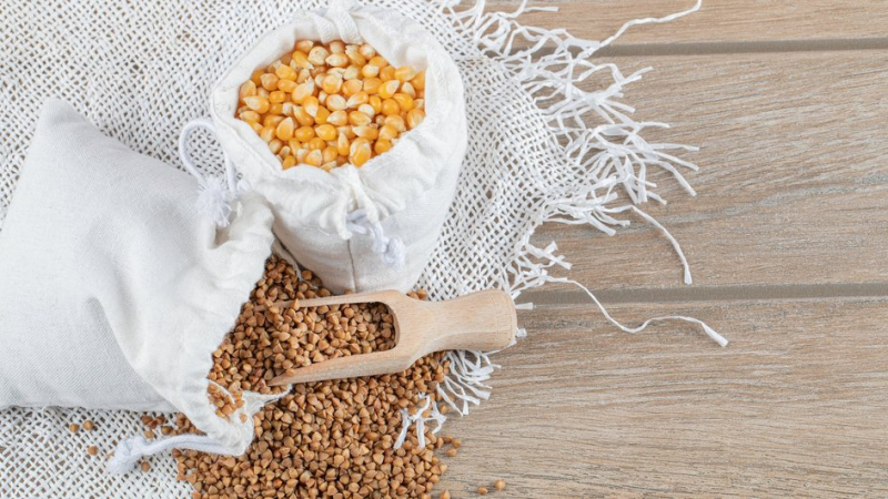 Крупы зараженные вредителями