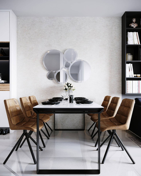 Жидкие обои в интерьере: плюсы и минусы, советы по применению (57 фото)